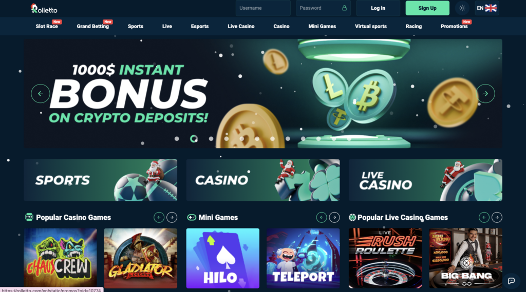 roletto Popular Casino Games